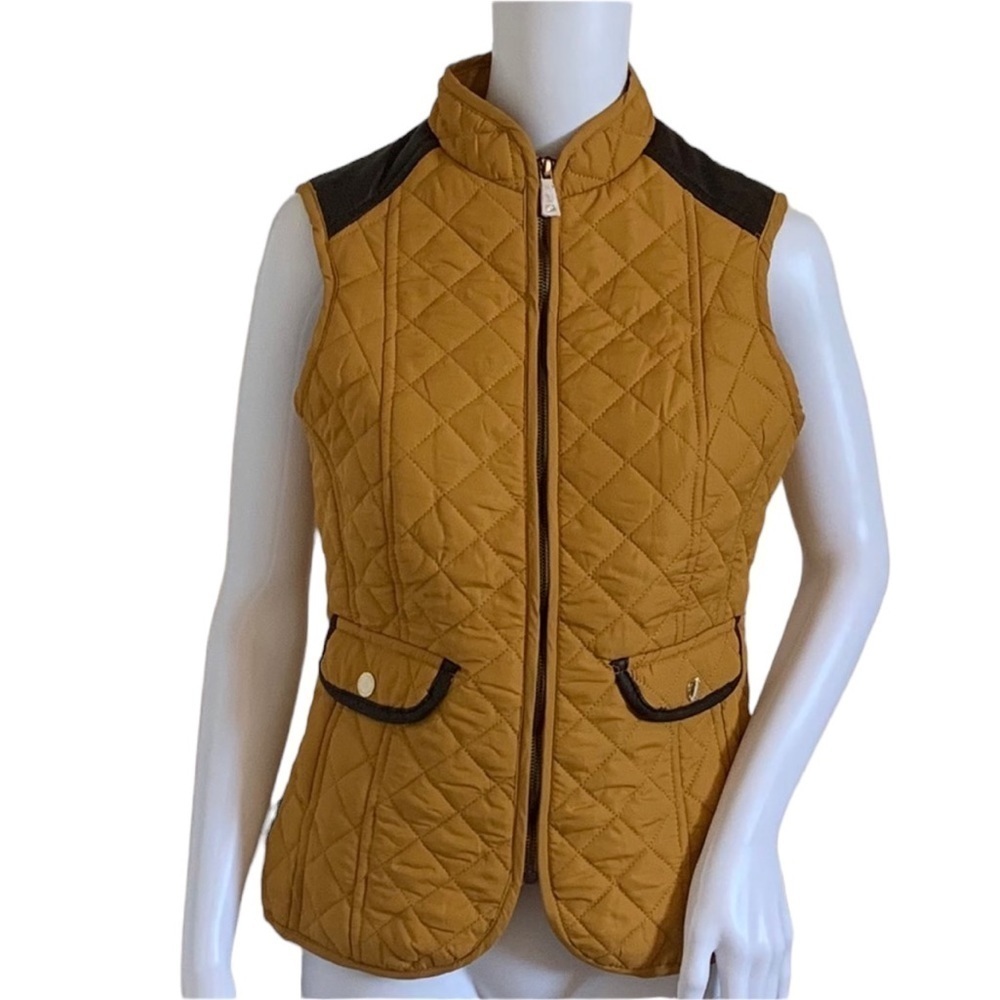 Hollyland Mustard Volored Puffer Vest - Picture 3 of 9